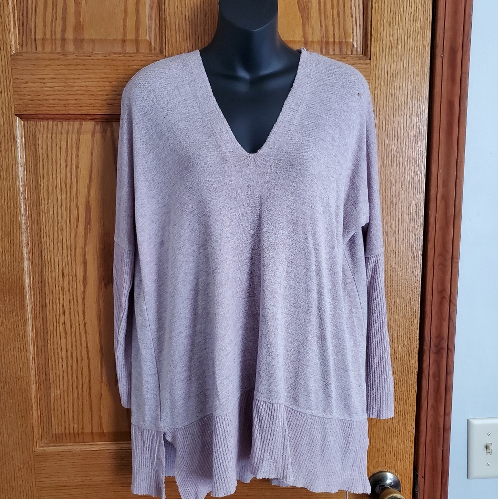 Miss Chievous Pale Purple Vneck Sweater